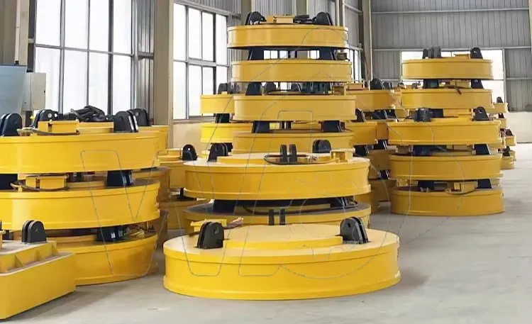 Excavator Attachment 1 1m 1 5m Hydraulic Magnet Electro Lifting Magnet Crane Metal Scrap Magnet for Construction Demolition and Recycling Excavator Spare Parts 6