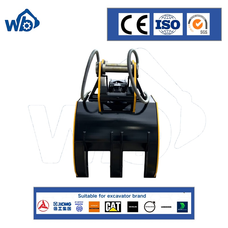 Australian Excavator Hydraulic Grapple Grab Q355 Steel Built for 1 25 Ton Machines Rock and Debris 1