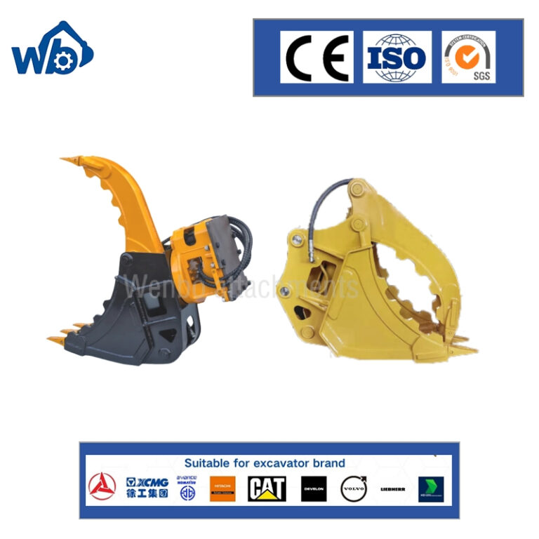 High-Performance-Excavator-Clamp-Bucket-Attachment-with-Hydraulic-Thumb-Bucket-for-15-35-Ton-Earthmoving-Equipment (4)