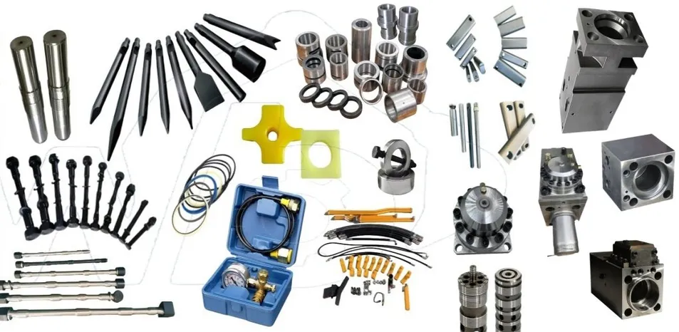 OEM Excavator Spare Parts Hydraulic Breaker Hammer Hb20g Hb30g Sb30 Sb40 Sb43 Sb50 Sb60 Sb81 Sb100 Sb121 Sb140 Sb151