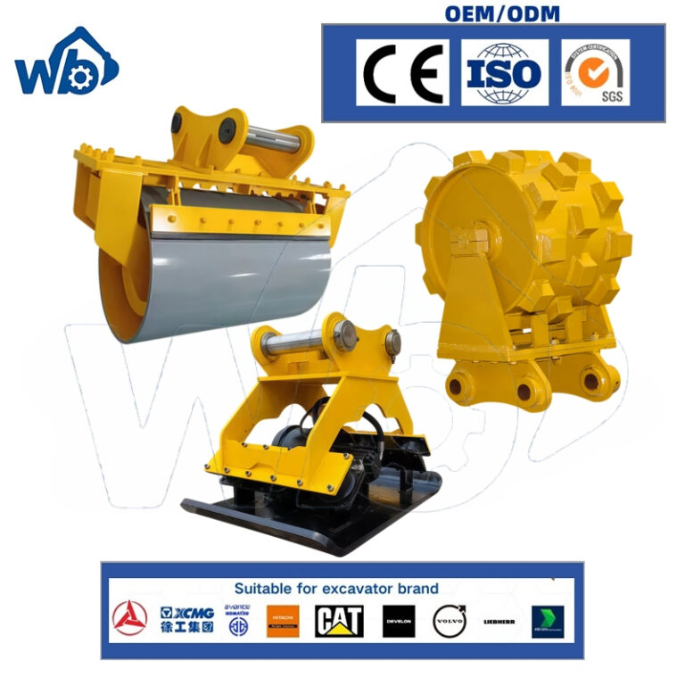 OEM-ODM-Excavator-Attachment-Spare-Parts-Compaction-Wheel-Hydraulic-Vibrating-Plate-Vibratory-Roller-Compactor (3)