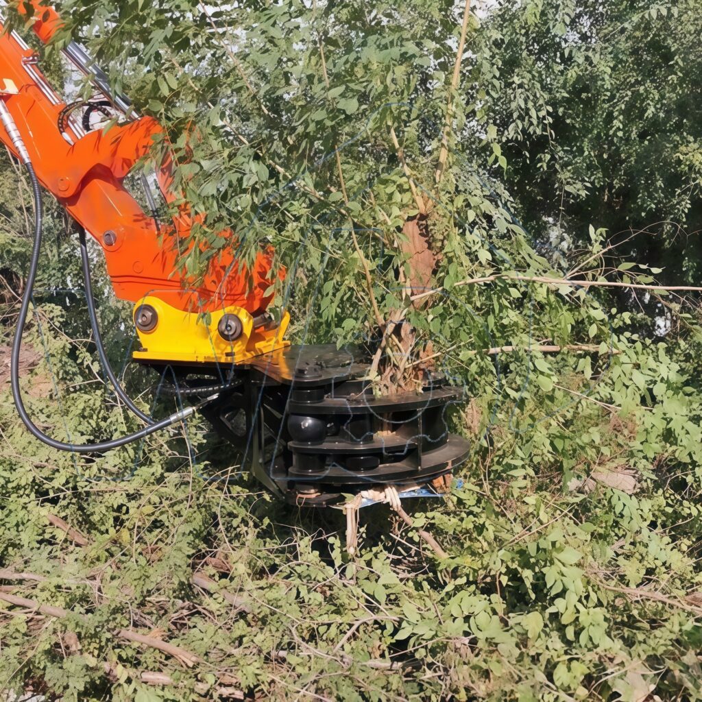 OEM Service hydraulic tree shears for mini excavator tree shears attachments for 3 ton diggers 副本 副本