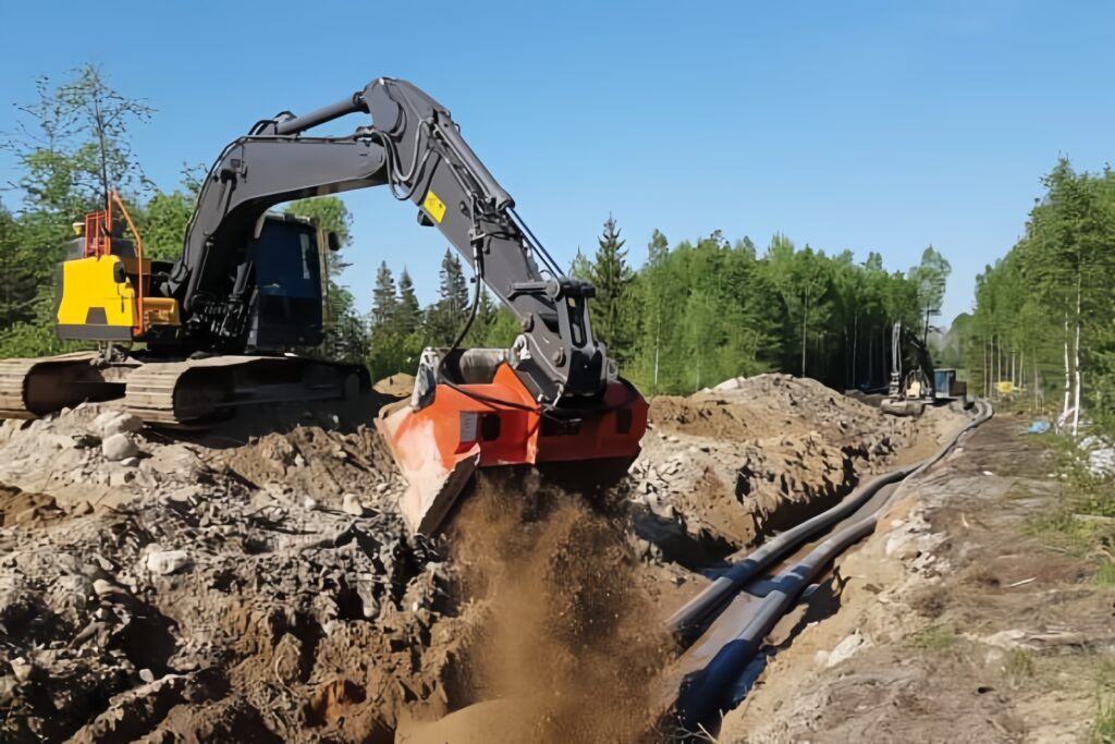 ALLU screener crusher bucket for construction debris 副本